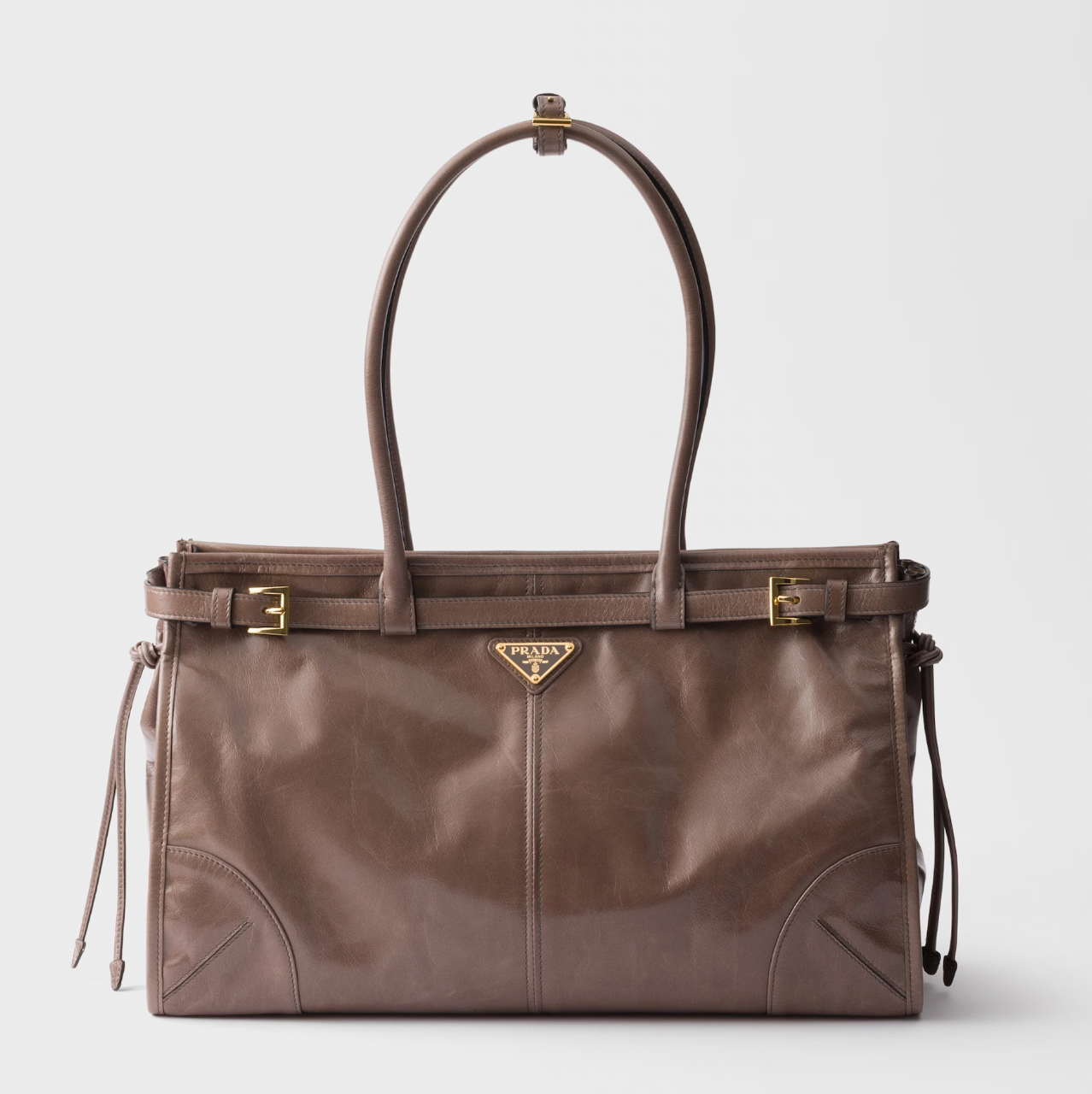 Prada Soft Leather Tote “Prada Soft” Medium