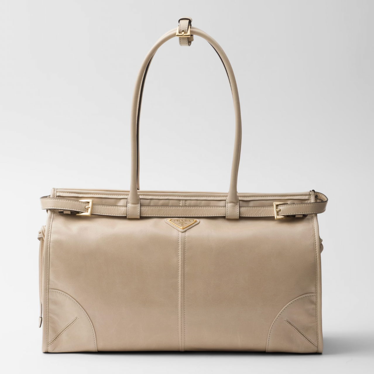 Prada Soft Leather Tote “Prada Soft” Medium