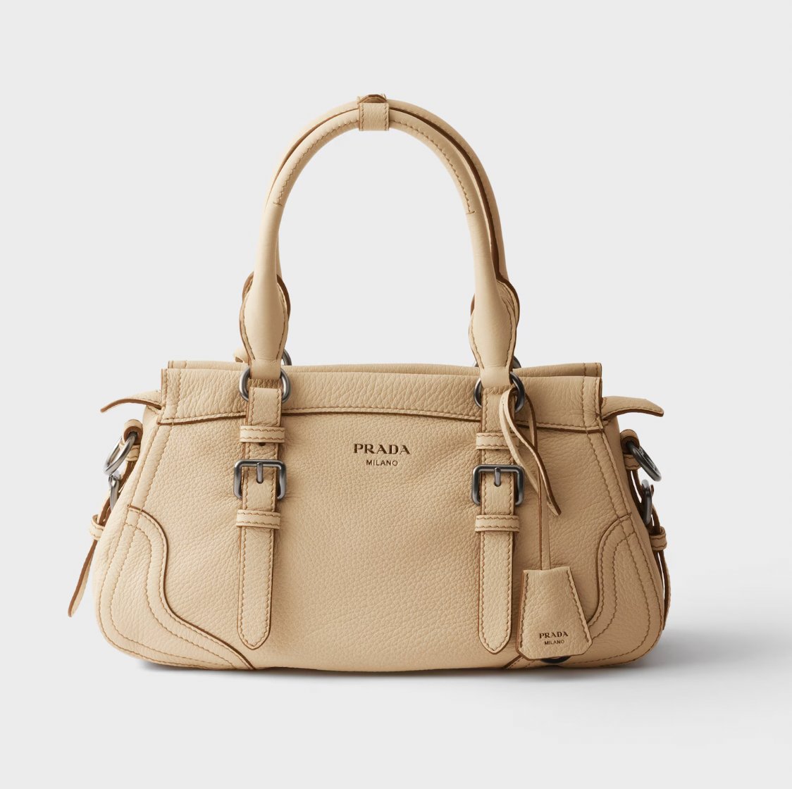 PRADA – Soft Leather Medium Tote / “Prada Soft” Bag