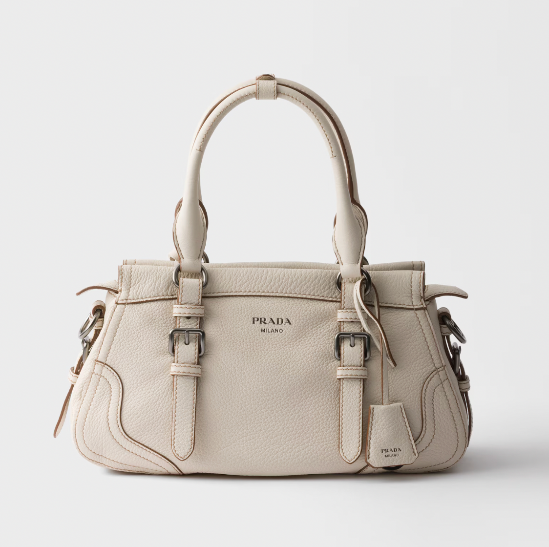 PRADA – Soft Leather Medium Tote / “Prada Soft” Bag
