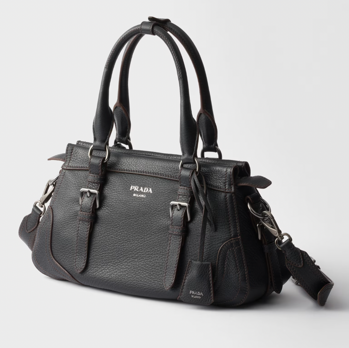 PRADA – Soft Leather Medium Tote / “Prada Soft” Bag
