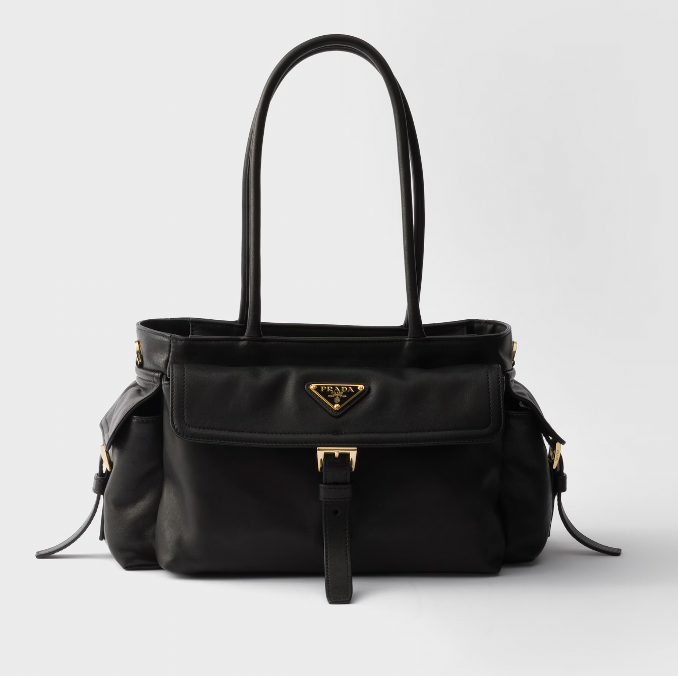 Prada Soft Leather Tote “Prada Soft” Medium